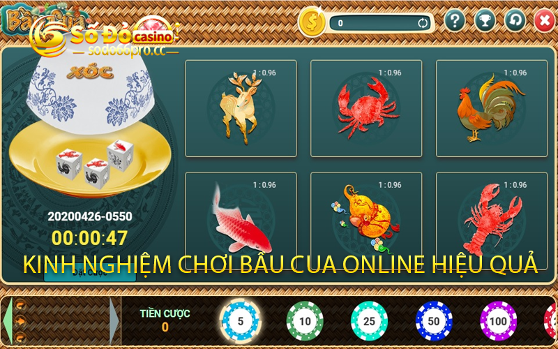 Kinh nghiệm chơi Bầu Cua online hiệu quả